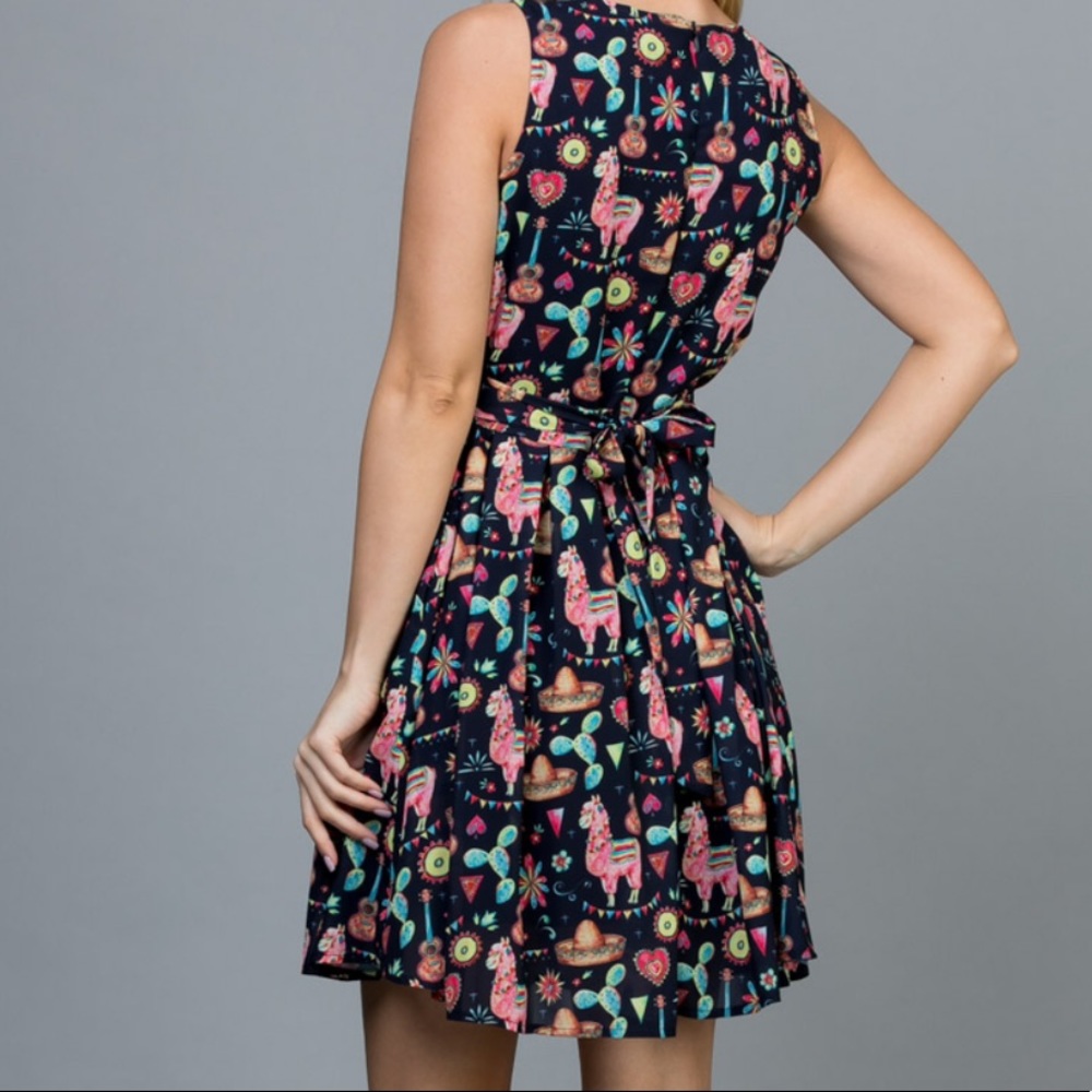 Dog Print Dress - Picture 5 of 6